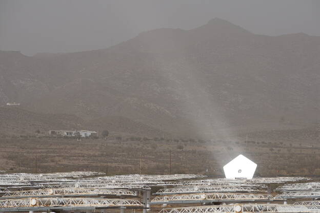 Prototyp des Stellio-Heliostaten in Spanien, PSA | (C) Thorsten Denk - Danke!