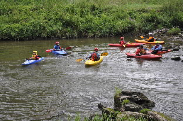 Alle im Wasser